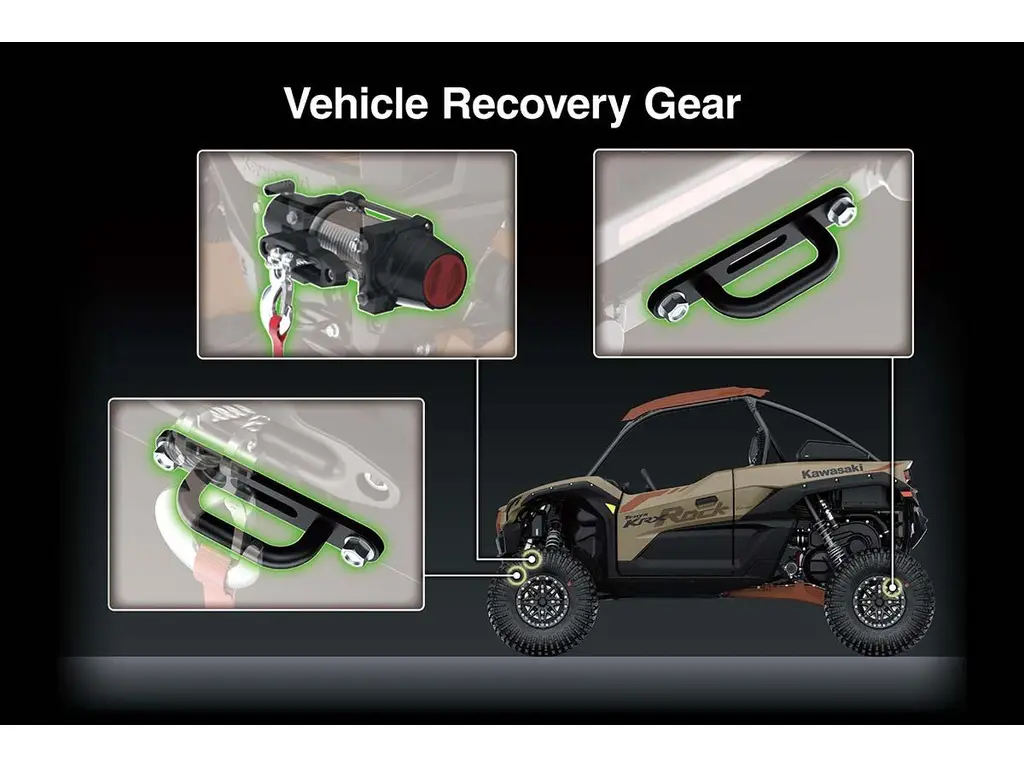 2027 Kawasaki TERYX KRX 1000 ROCK EDITION Matte Dark Beige / Brownish Orange