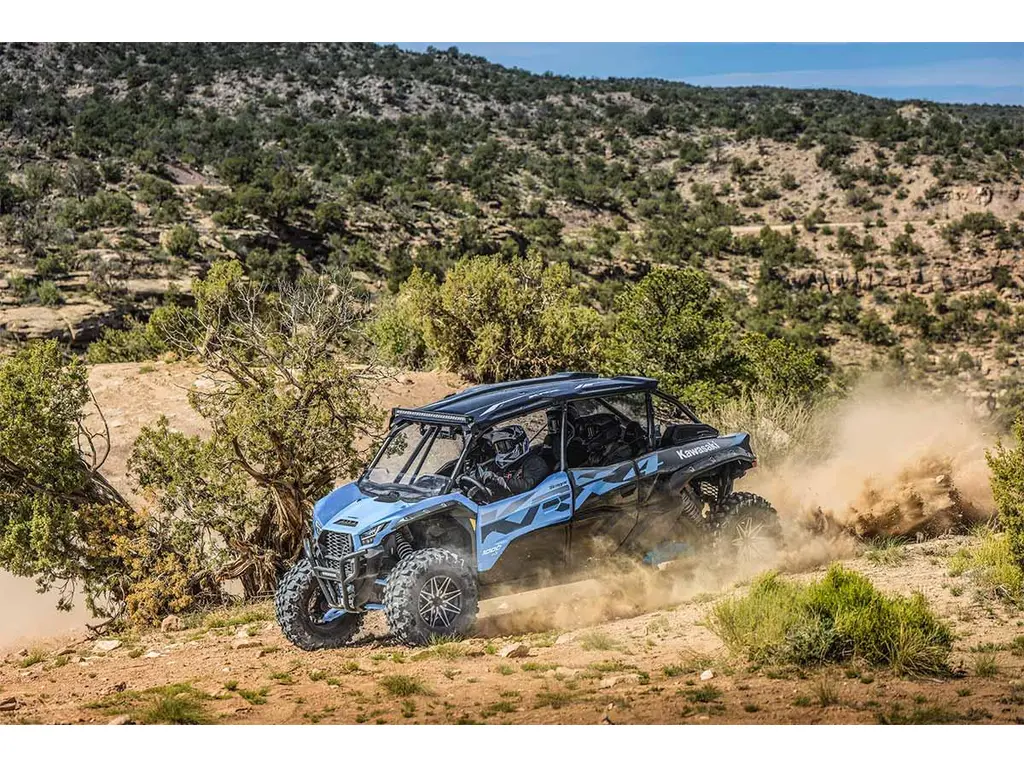 2027 Kawasaki TERYX KRX4 1000 eS SPECIAL EDITION Sky Blue / Ebony