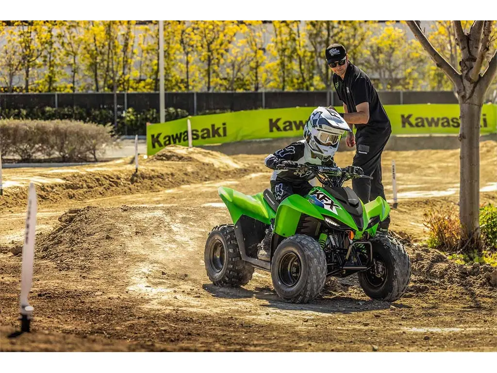Kawasaki KFX90 Blanc brillant 2027