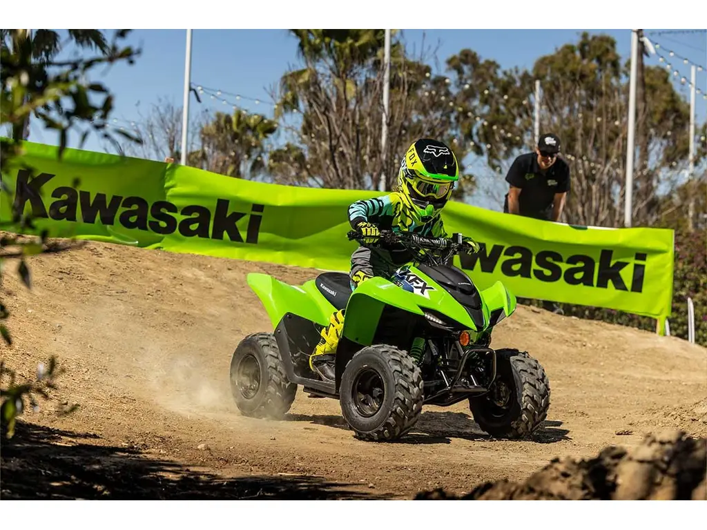 2027 Kawasaki KFX50 Bright White