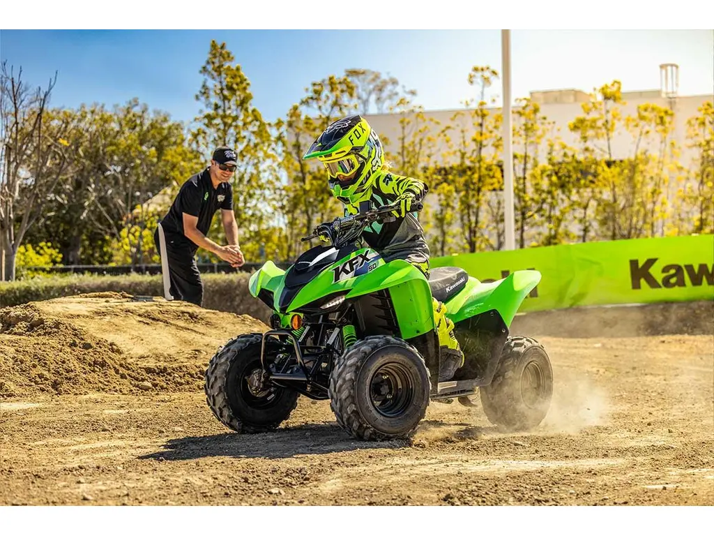2027 Kawasaki KFX50 Lime Green