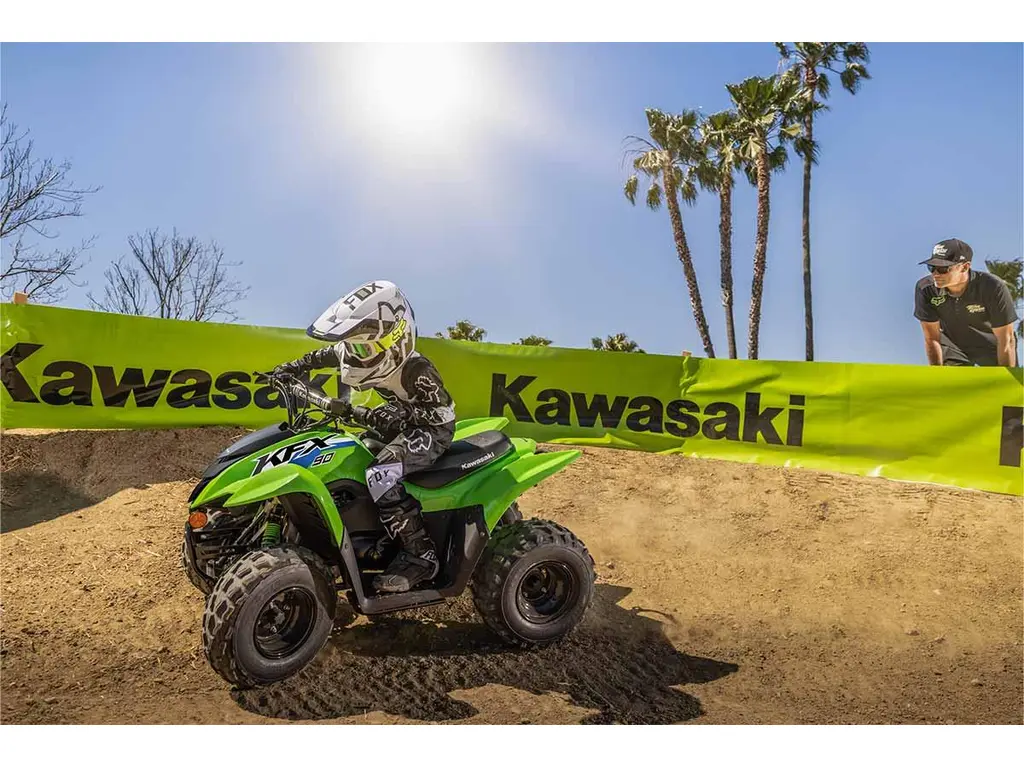 2027 Kawasaki KFX90 Bright White