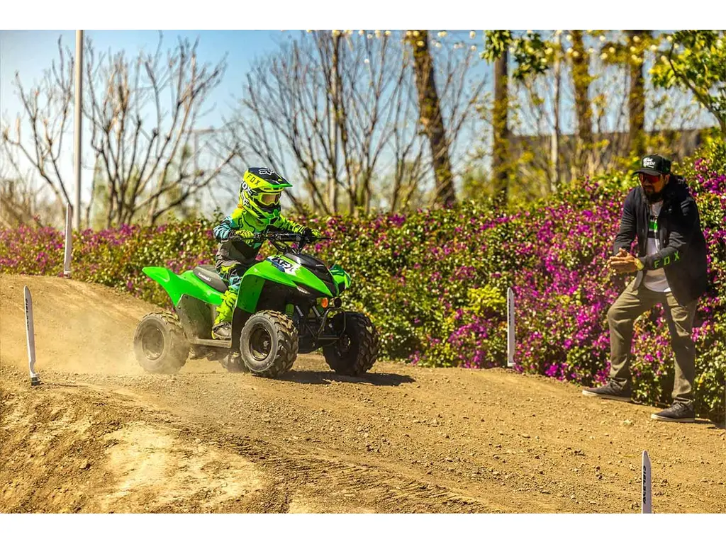 2027 Kawasaki KFX50 Bright White