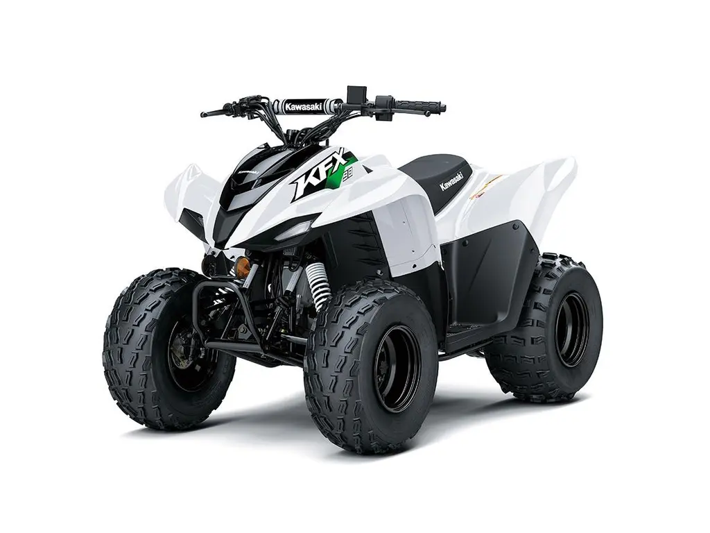2027 Kawasaki KFX90 Bright White