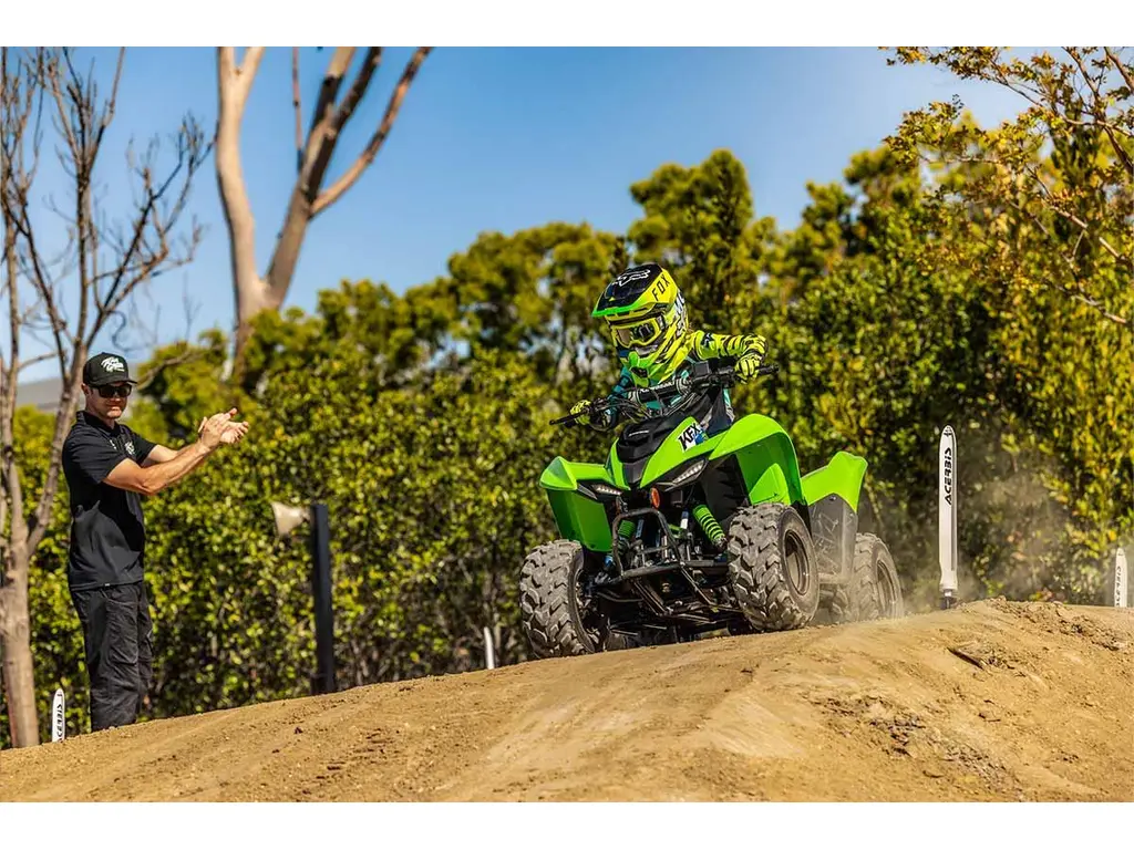 2027 Kawasaki KFX50 Bright White