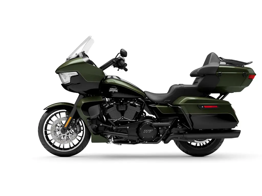 2026 Harley-Davidson Road Glide® Limited Olive Steel Metallic/Vivid Black (Black Trim)
