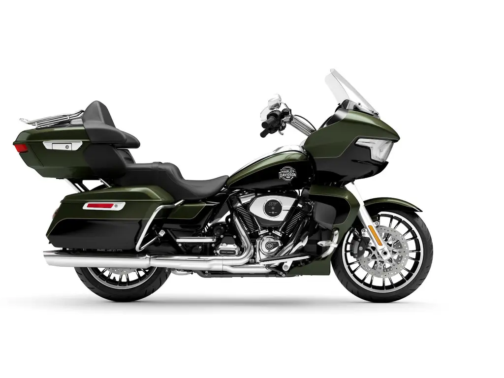 2026 Harley-Davidson Road Glide® Limited Olive Steel Metallic/Vivid Black (Chrome Trim)