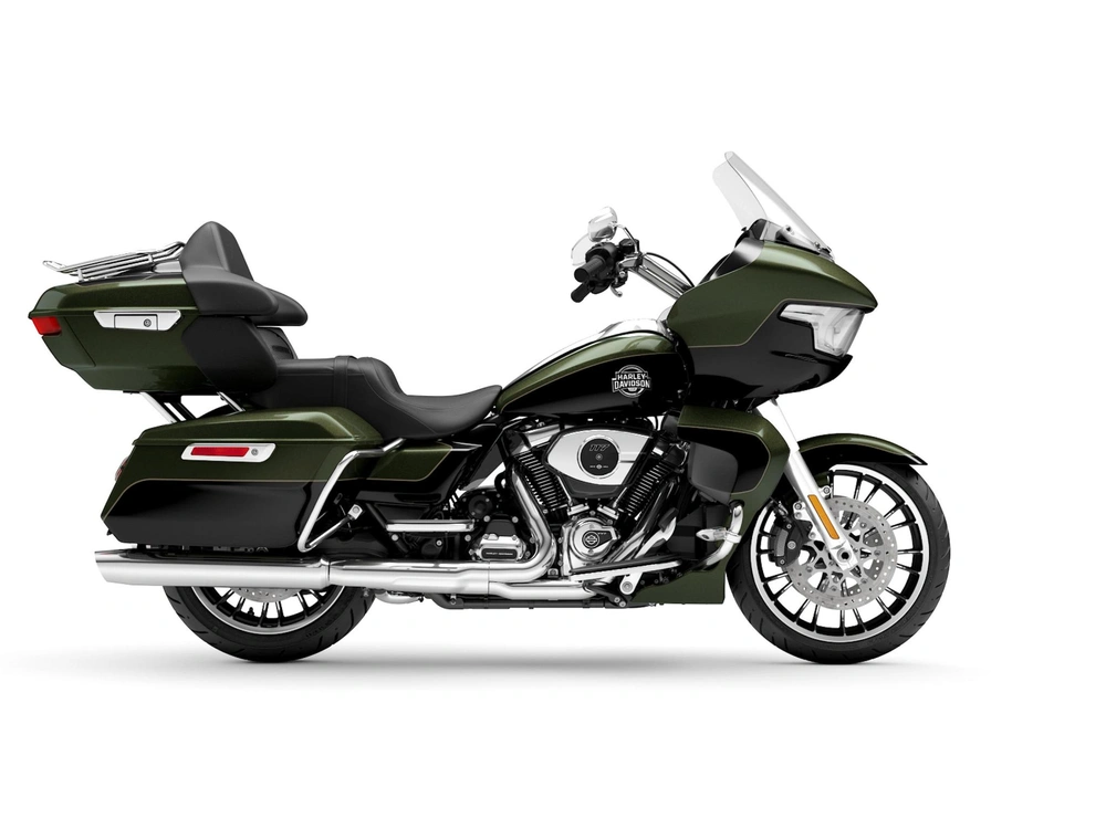 Harley-Davidson Road Glide® Limited Road Glide® Limited Olive Steel Metallic/Vivid Black (Chrome Trim) 2026 alt