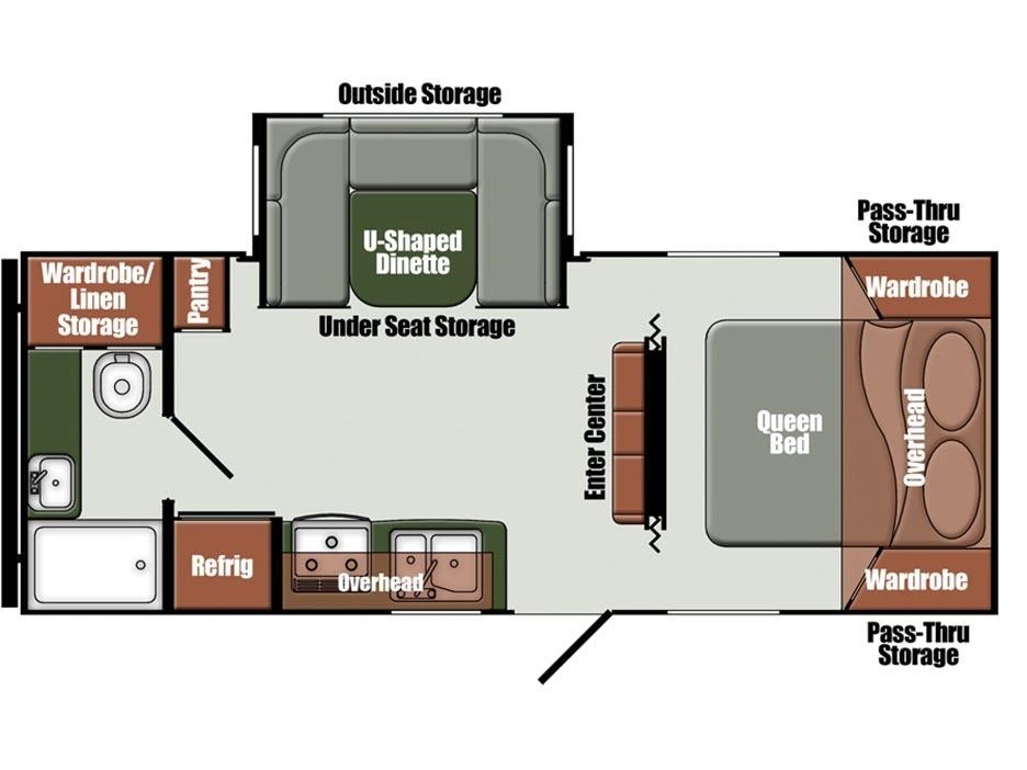 2026 Gulf Stream Envision Light Weight Trailers Envision Light Weight Trailers 24RBS alt