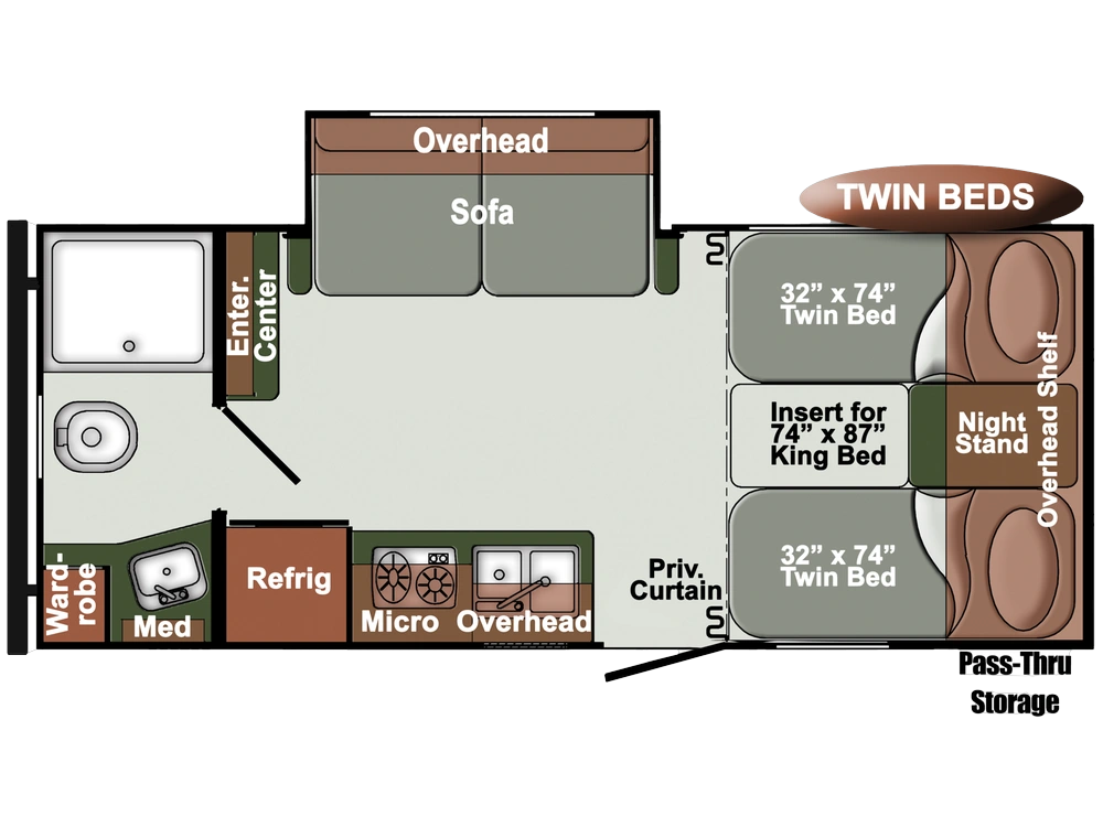 Gulf Stream Envision Light Weight Trailers Envision Light Weight Trailers 21TBS 2026 alt