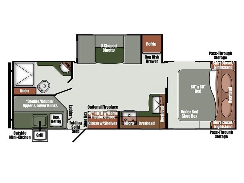 Gulf Stream Envision Light Weight Trailers Envision Light Weight Trailers 246BH | DEALER STOCK ONLY 2026 alt