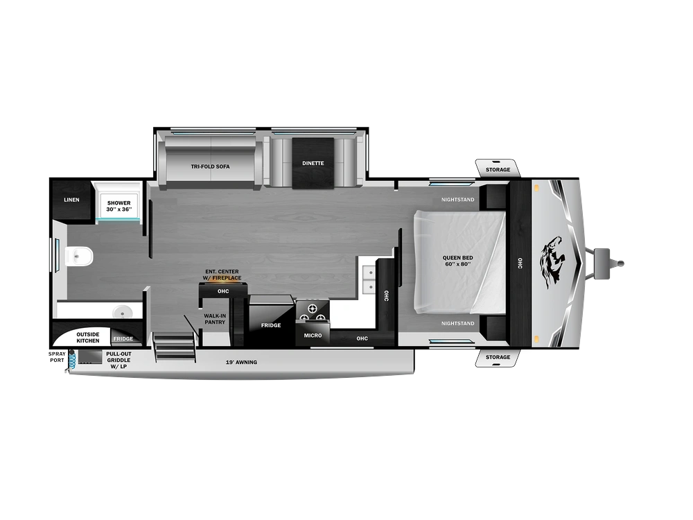 2026 Open Range Range Lite Travel Trailer Range Lite Travel Trailer 250RBL alt
