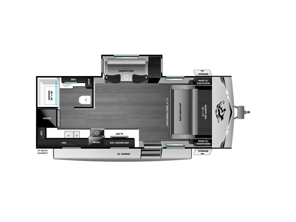 2026 Open Range Range Lite Travel Trailer Range Lite Travel Trailer 200MLM alt