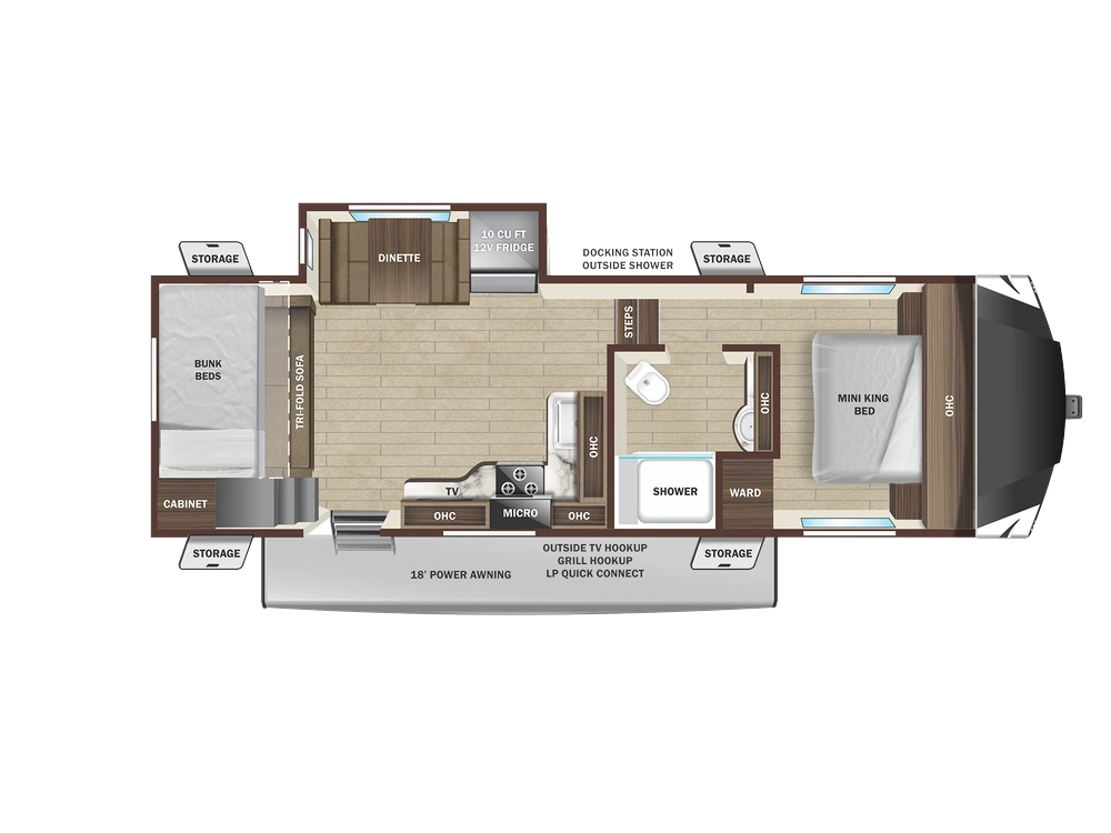 2026 Open Range Roamer Light Duty Fifth Wheel Roamer Light Duty Fifth Wheel 274BHS alt