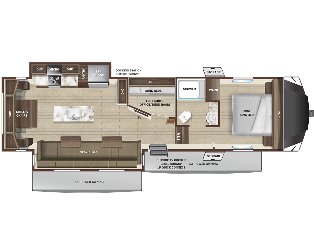 2026 Open Range Roamer Light Duty Fifth Wheel Roamer Light Duty Fifth Wheel 304BHS alt