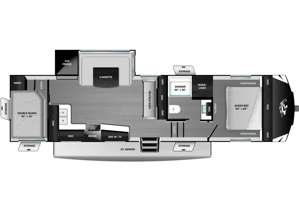 2026 Open Range Roamer Light Duty Fifth Wheel Roamer Light Duty Fifth Wheel 28DBSS alt