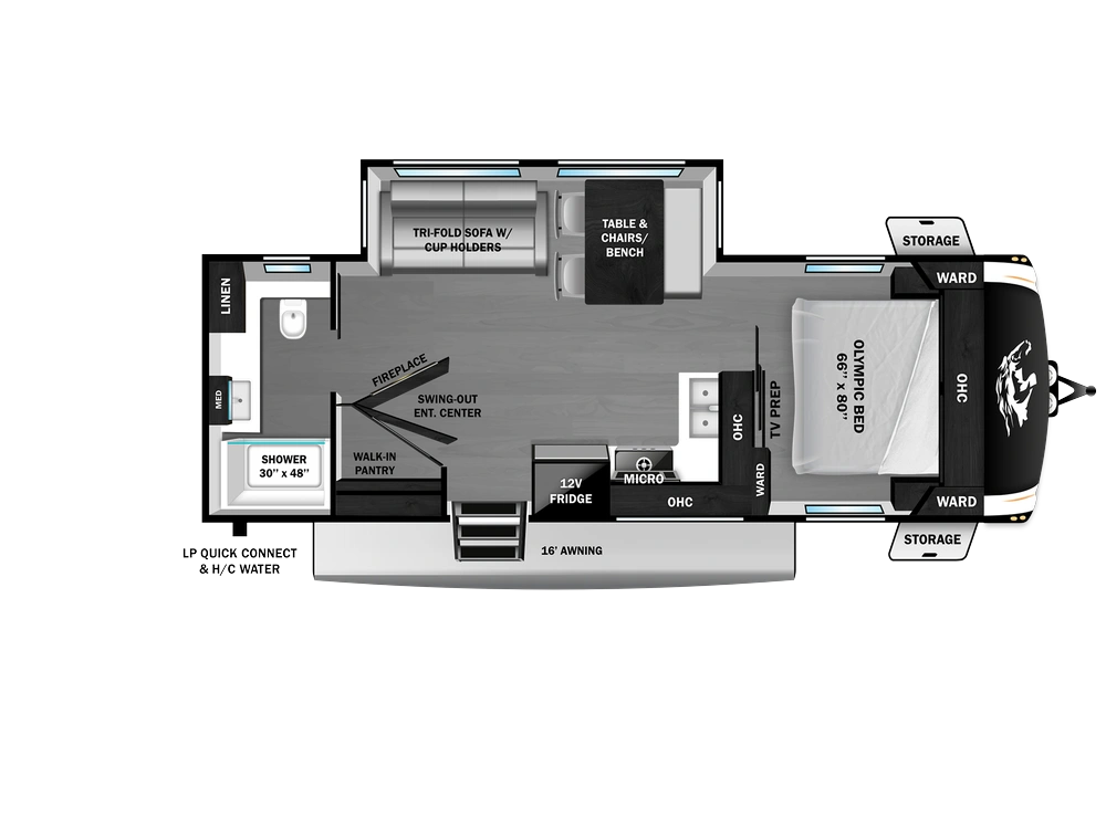 2026 Open Range Roamer Light Duty Travel Trailer Roamer Light Duty Travel Trailer 27RBOS alt