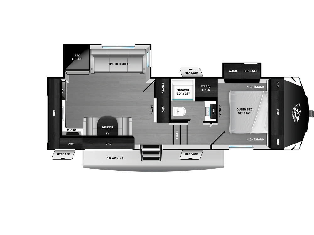 2026 Open Range Roamer Light Duty Fifth Wheel Roamer Light Duty Fifth Wheel 24MLDS alt