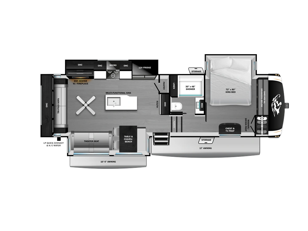 2026 Open Range Roamer Fifth Wheel Roamer Fifth Wheel 32RLTS alt