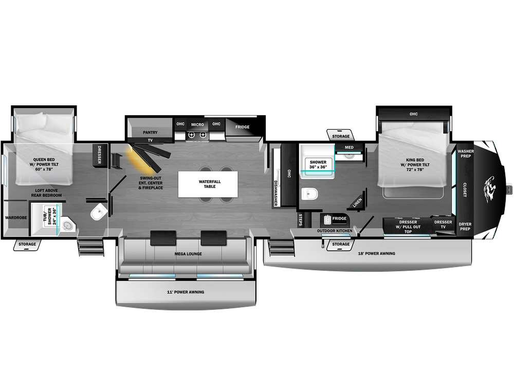 2026 Open Range Open Range 3X Fifth Wheel Open Range 3X Fifth Wheel 390TBS alt