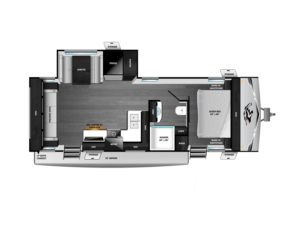 2026 Open Range Range Lite Travel Trailer Range Lite Travel Trailer 260RLL alt