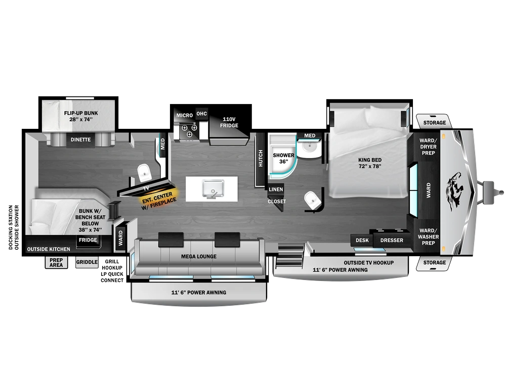 2026 Open Range Open Range Travel Trailer Open Range Travel Trailer 338BHS alt