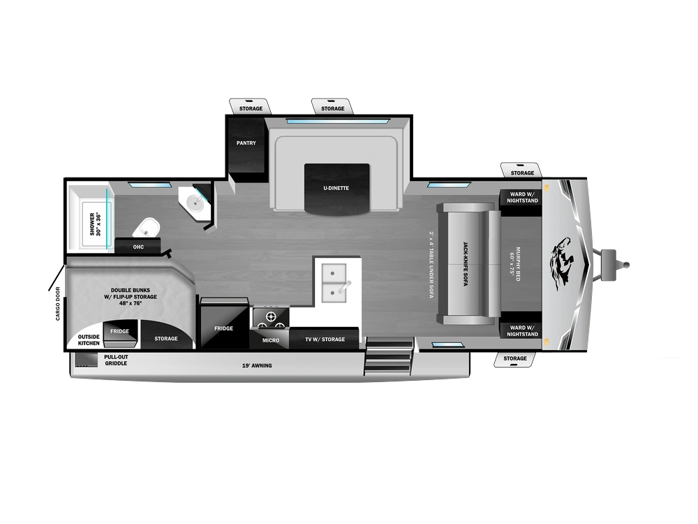 2026 Open Range Range Lite Travel Trailer Range Lite Travel Trailer 220DBM alt
