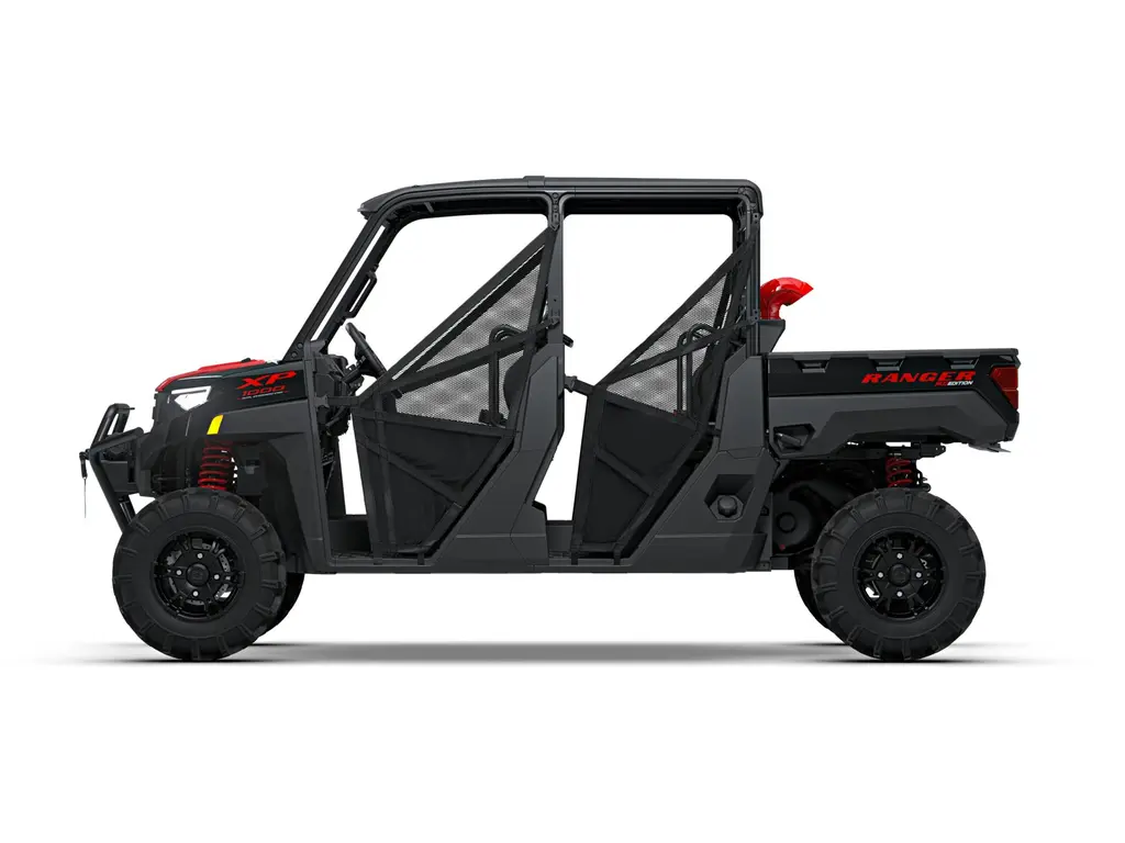 Polaris RANGER CREW XP 1000 Mud Edition Onyx Black w/ Red Accent 2027