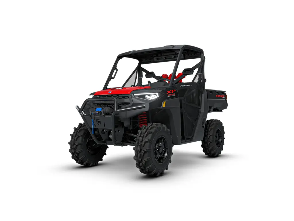 2027 Polaris RANGER XP 1000 Mud Edition Onyx Black w/ Red Accent