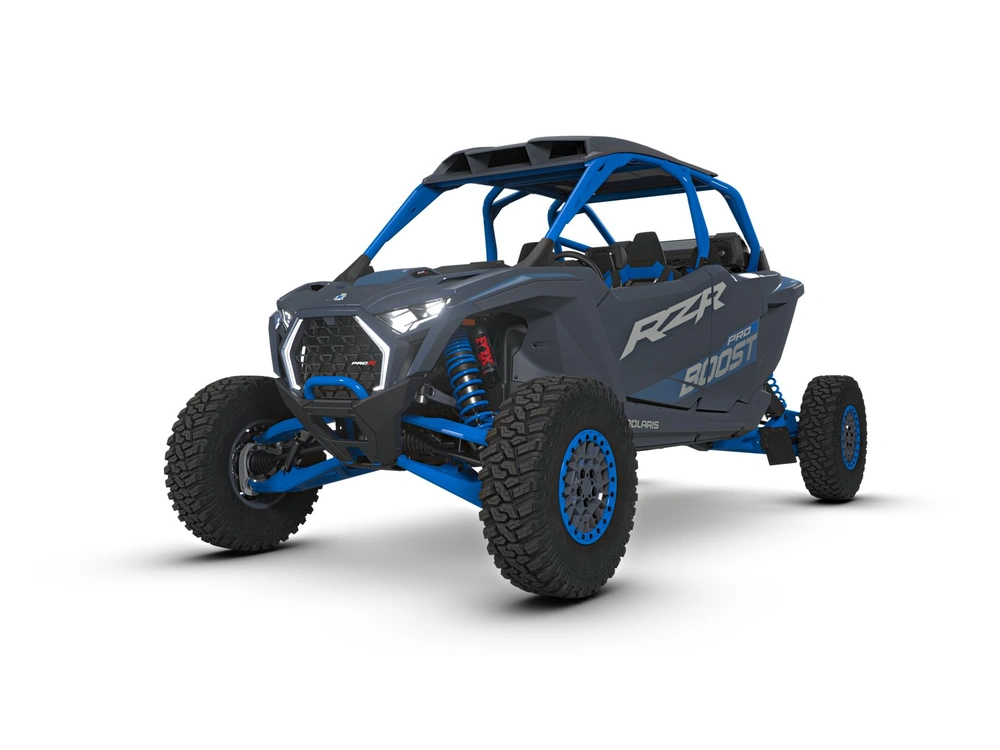 2027 Polaris RZR Pro R 4 Boost Ultimate RZR Pro R 4 Boost Ultimate Azure Stealth Gray alt