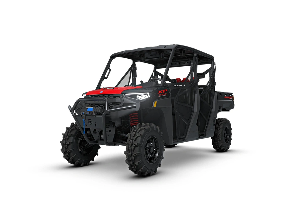 2027 Polaris RANGER CREW XP 1000 Mud Edition RANGER CREW XP 1000 Mud Edition Onyx Black w/ Red Accent alt