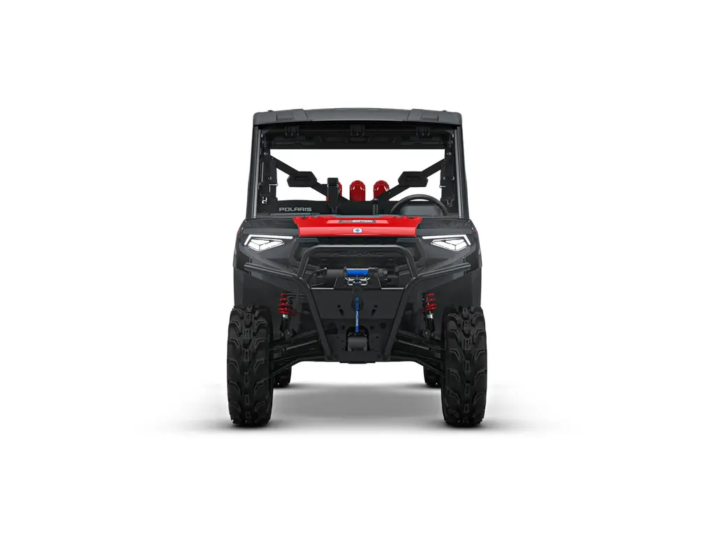 2027 Polaris RANGER CREW XP 1000 Mud Edition Onyx Black w/ Red Accent