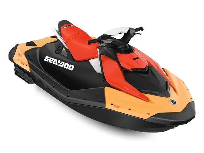 2026 Sea-Doo Spark for 2 90 hp Sunrise Orange / Dragon Red