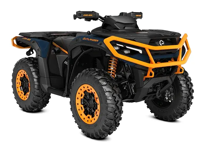 2027 Can-Am Outlander XT-P 1000R Dusty Navy & Orange Crush