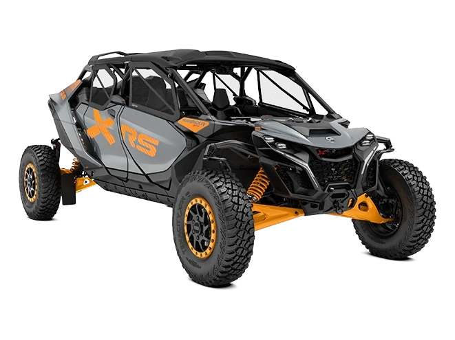 2027 Can-Am Maverick R Maverick R MAX X rs Dolomite Grey & Orange Crush alt