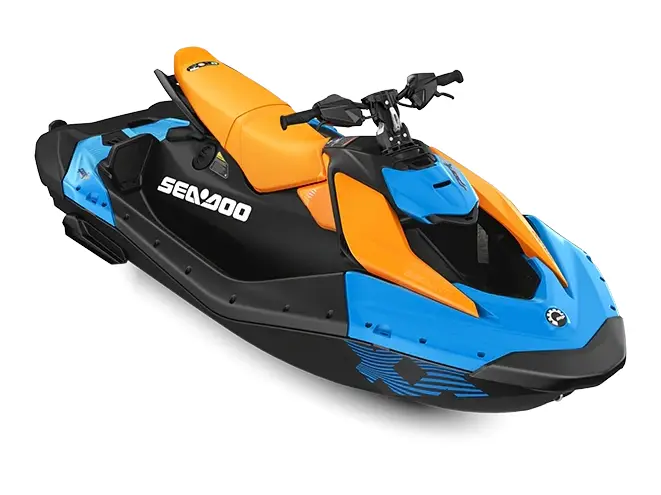 2027 Sea-Doo Spark X Trixx for 3 110 hp Gulfstream Blue / Orange Crush