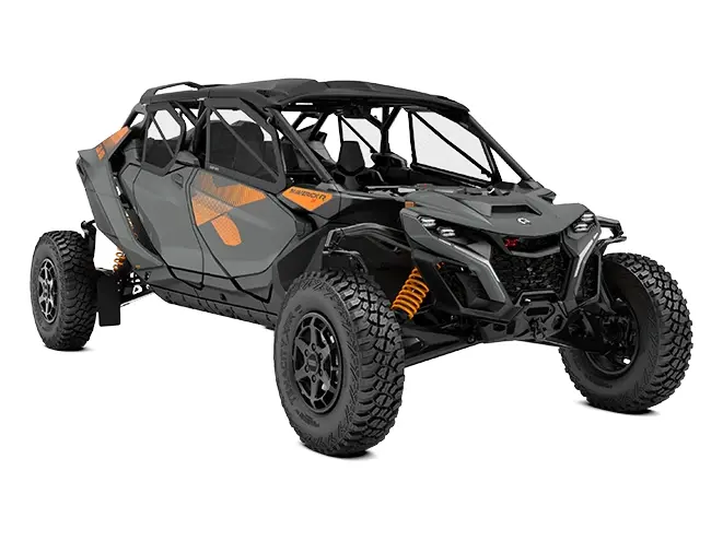 2027 Can-Am Maverick R MAX X Granite Grey & Orange Crush