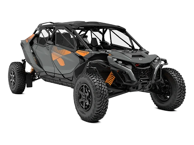 2027 Can-Am Maverick R Maverick R MAX X Granite Grey & Orange Crush alt