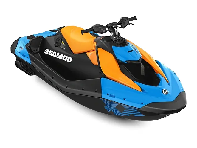 2027 Sea-Doo Spark X Trixx for 1 110 hp Gulfstream Blue / Orange Crush