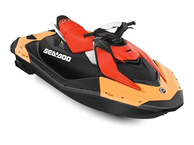 2027 Sea-Doo Spark for 2 90 hp Sunrise Orange / Dragon Red