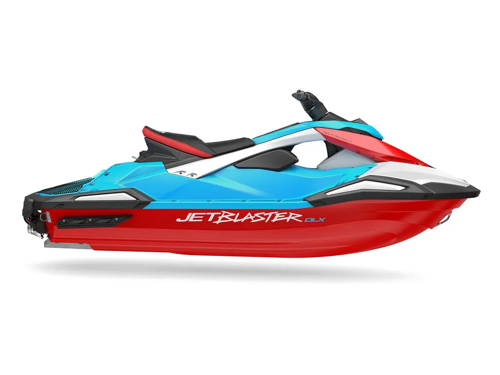 Yamaha JetBlaster DLX 2-UP Cyan/Rouge flamme 2027