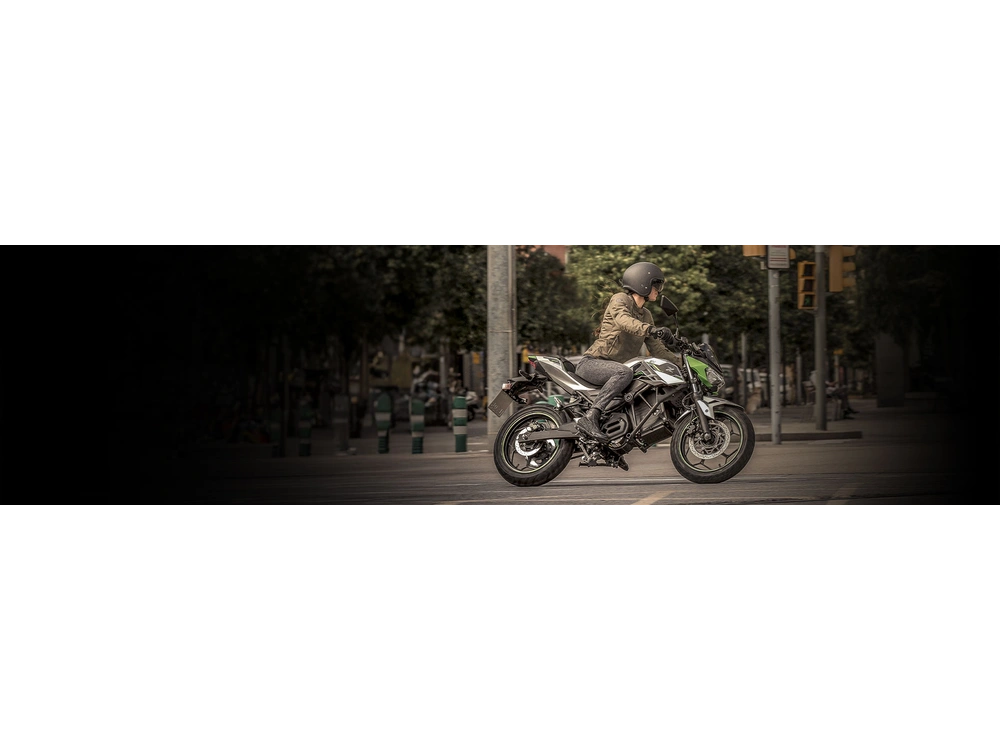 2024 Kawasaki Z e-1 Z e-1 Metallic Bright Silver / Metallic Matte Lime Green / Ebony alt