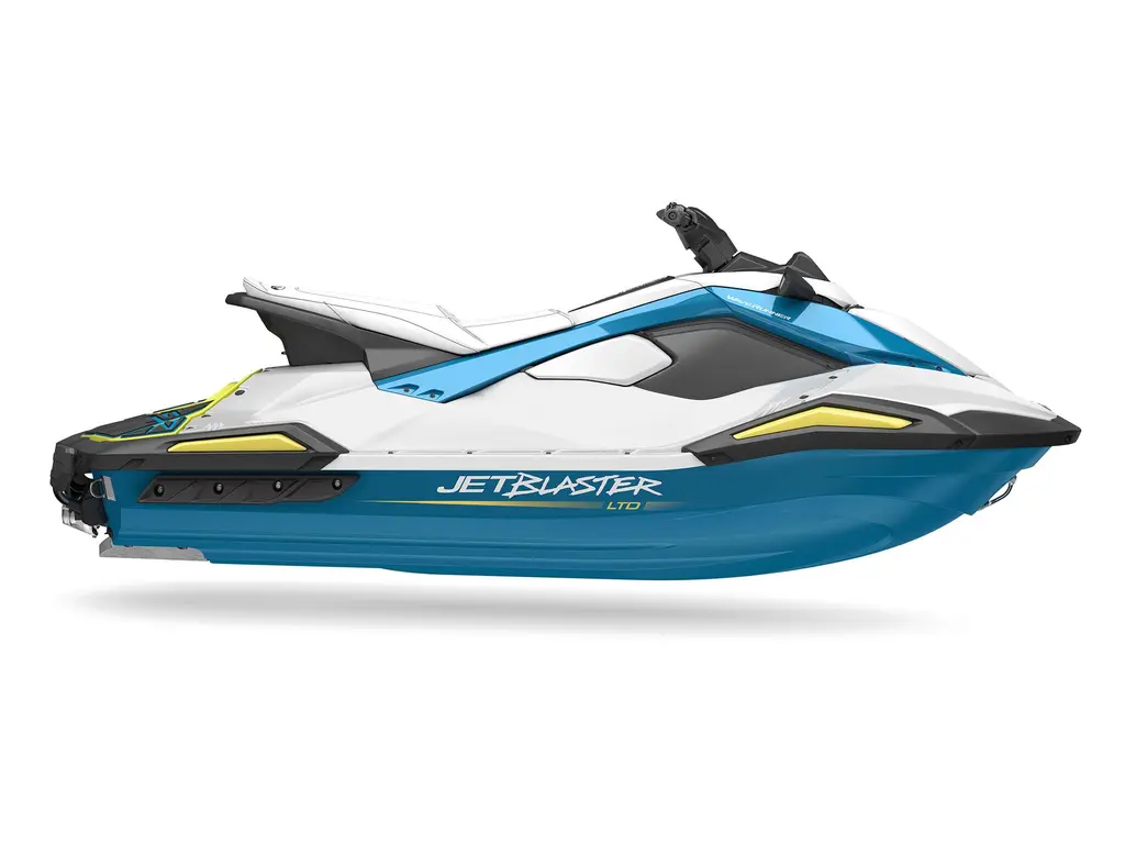 2027 Yamaha JetBlaster LTD Lagoon Blue/White