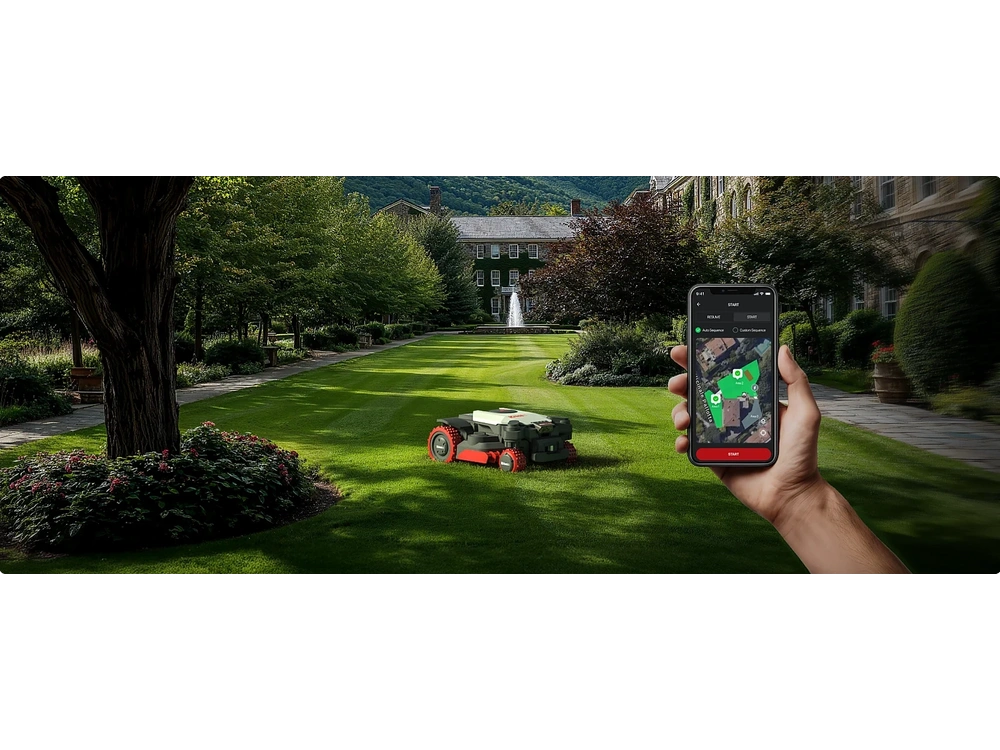 2026 Kress Kress EyePilot 4x4 RTKn 1/2 acre robotic lawn with Zero Trim and integrated 4G and Premium Security alt