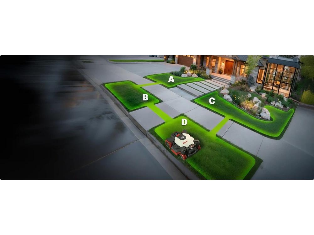 2026 Kress Kress EyePilot 4x4 RTKn 1/2 acre robotic lawn with Zero Trim and integrated 4G and Premium Security alt
