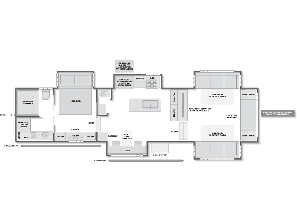 Keystone RV Alpine Alpine 3710FL 2027 alt