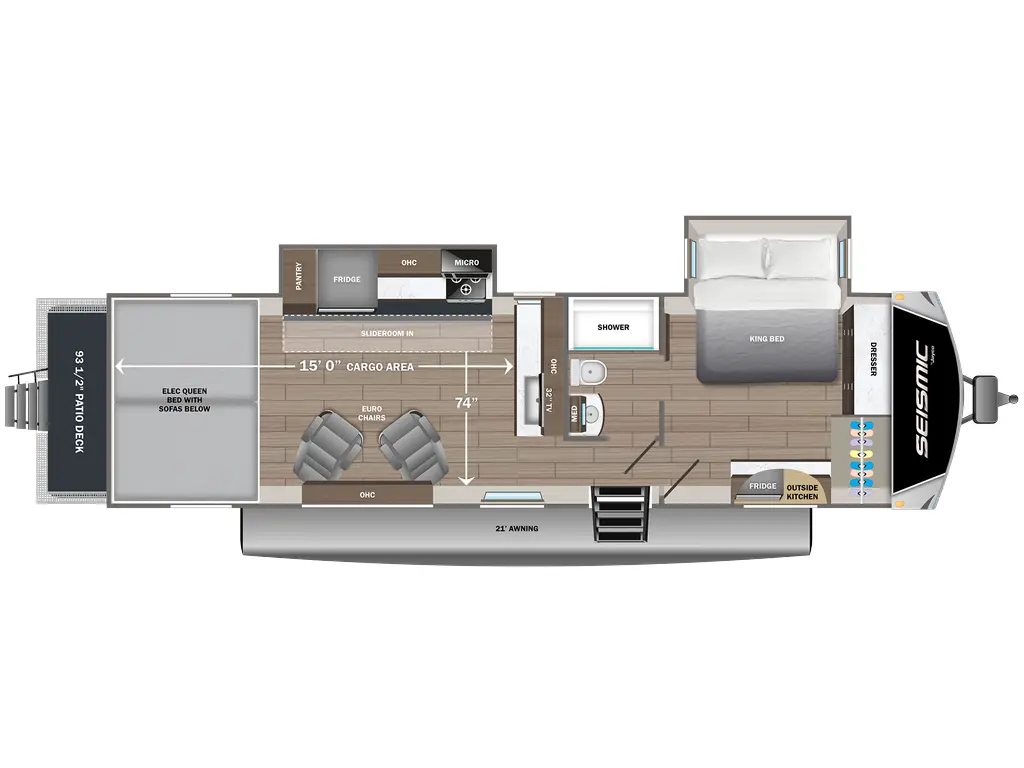 Jayco Seismic Travel Trailer Toy Hauler 265 2027
