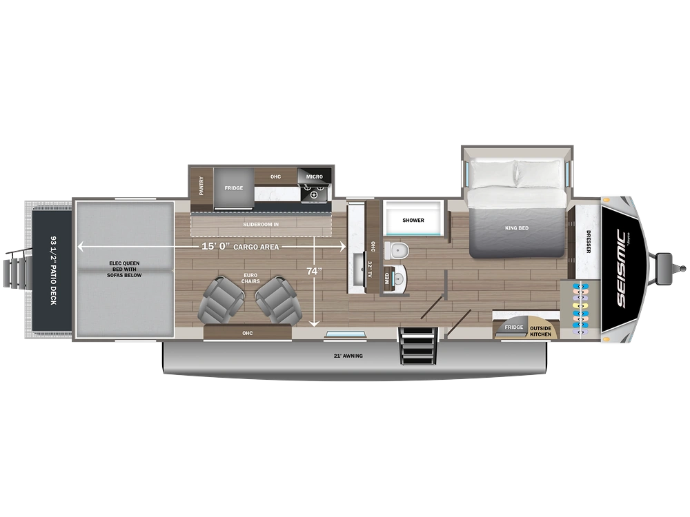 Jayco Seismic Travel Trailer Toy Hauler Seismic Travel Trailer Toy Hauler 265 2027 alt