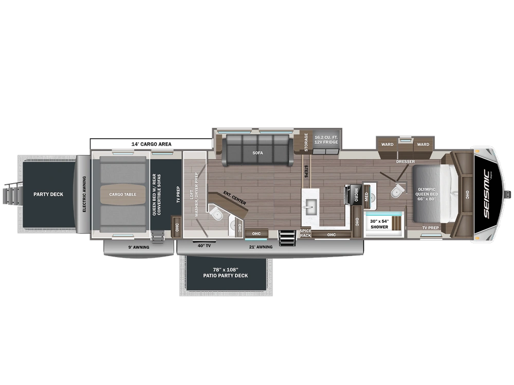 2027 Jayco Seismic Fifth Wheel Toy Hauler Seismic Fifth Wheel Toy Hauler 413 alt