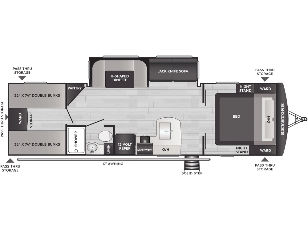 2027 Keystone RV Passport Classic Travel Trailers Passport Classic Travel Trailers 284QBC alt